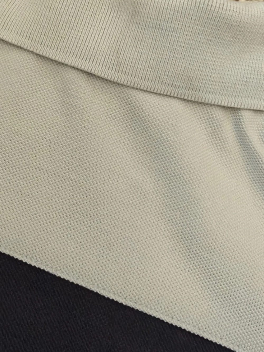 VINTAGE Yves Saint Laurent YSL Pour Homme Blue Striped Polo Shirt XL Luxury - Picture 9 of 9